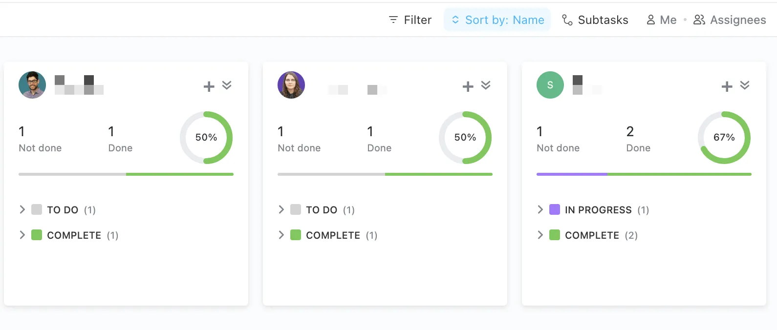 Használja a ClickUp for Software Teams alkalmazást a projekt előrehaladásának egyszerű nyomon követéséhez: AI Javascript Generator