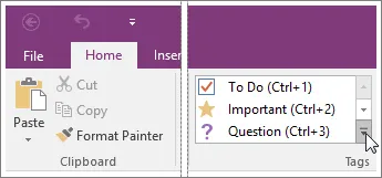 thẻ tùy chỉnh onenote