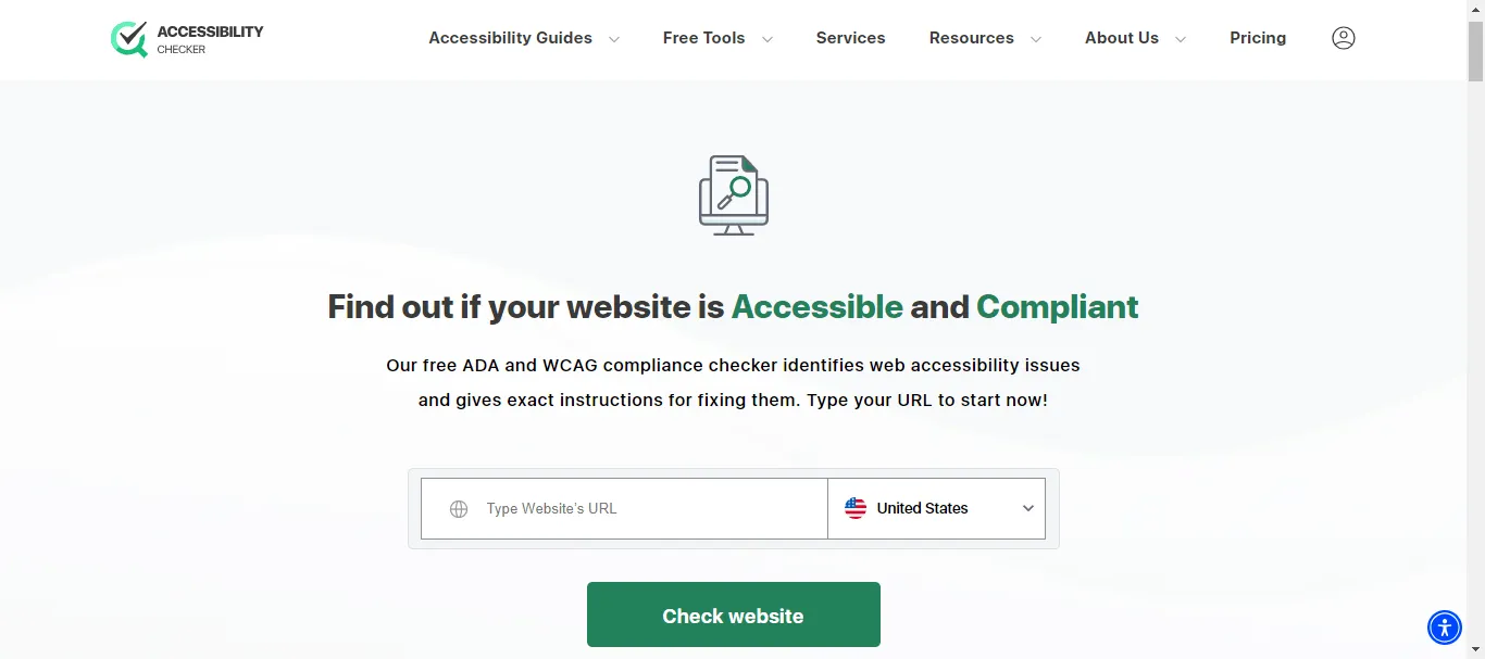 Controllo accessibilità