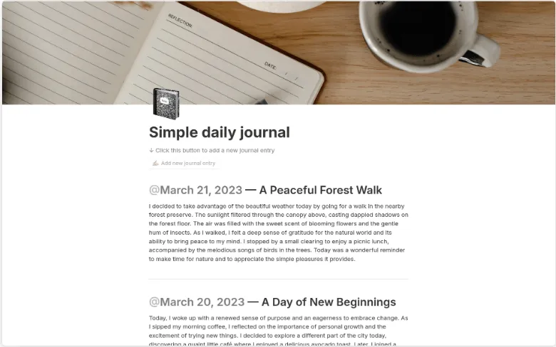 Template Jurnal Harian