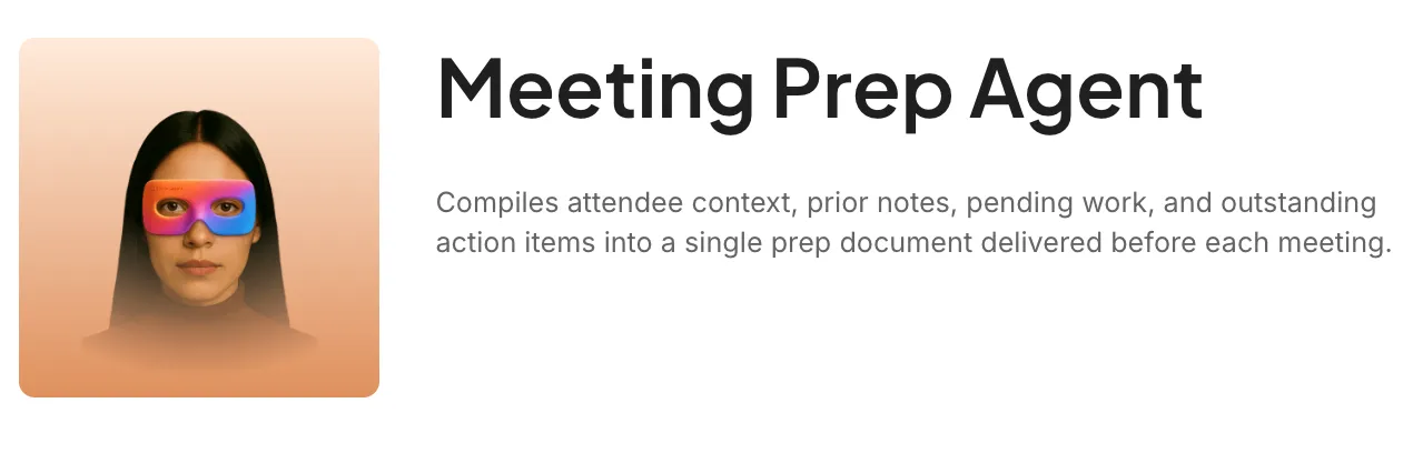 Preparati alle riunioni con il contesto chiave utilizzando ClickUp Meeting Prep Agent
