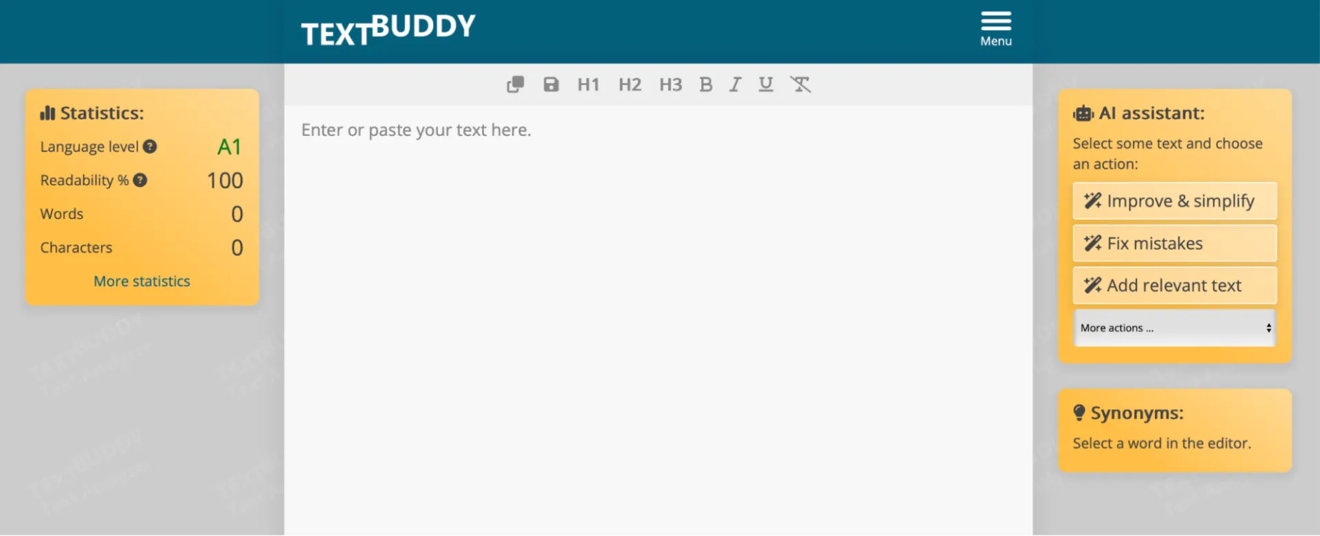 Textbuddy (Melhor para maior legibilidade)