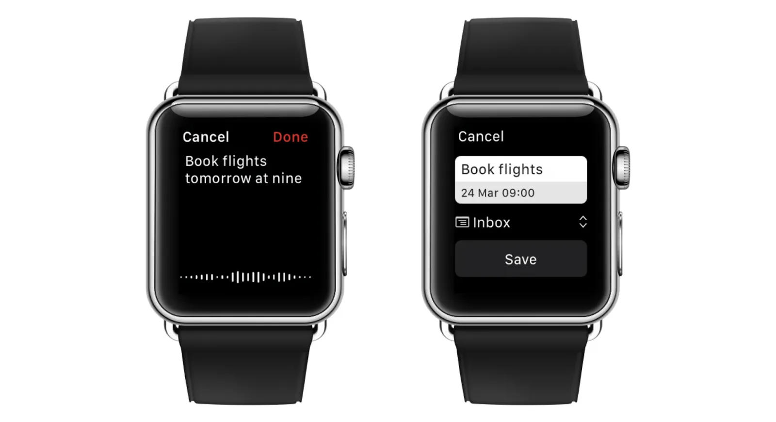 Въвеждане на естествен език: todoist срещу apple reminders