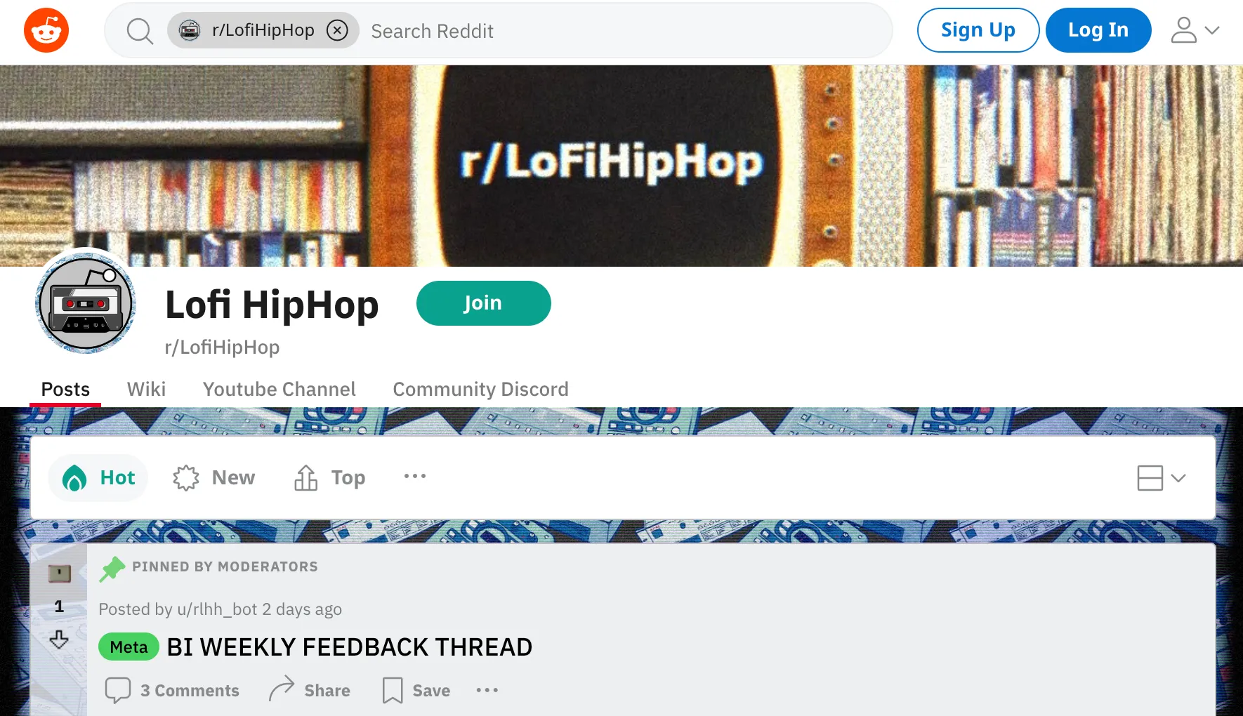 Lofi hiphop-musik på Reddit för att hålla motivationen och produktiviteten uppe