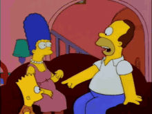 Bart Simpson tirándose de los pelos