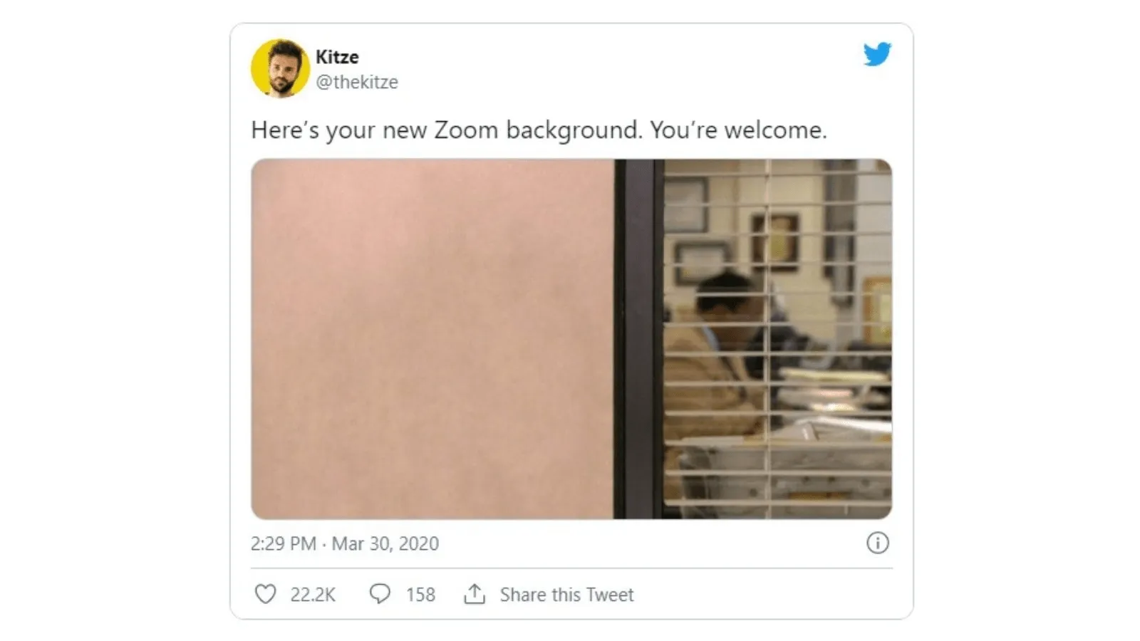 Meme pro Zoom: Nové pozadí schůzky