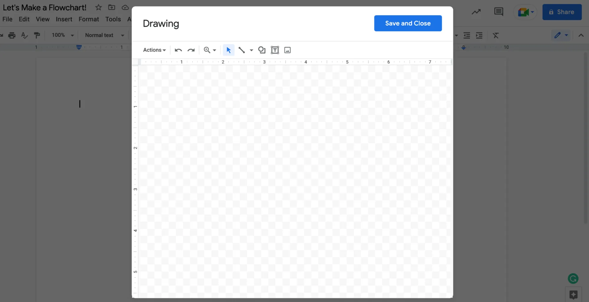 Công cụ vẽ của Tài liệu Google