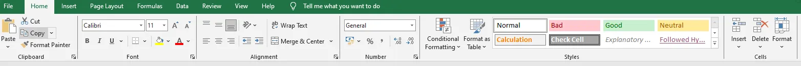 Hücreleri Biçimlendirme: Excel hile sayfası