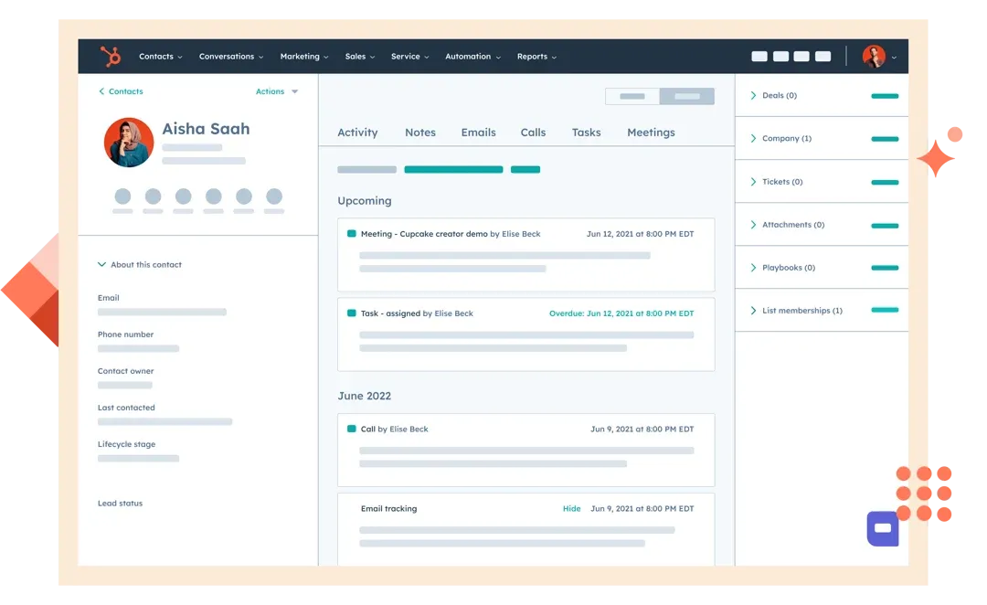 en iyi bulut CRM: HubSpot