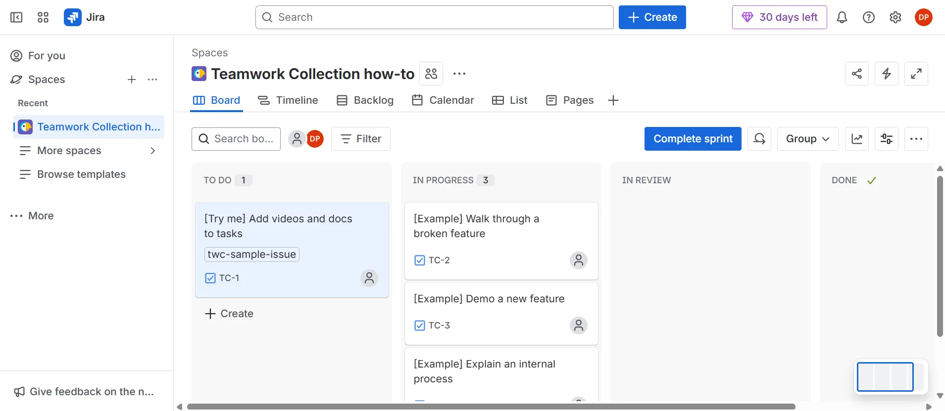 Jira: Bir proje panosu oluşturma ve adlandırma
