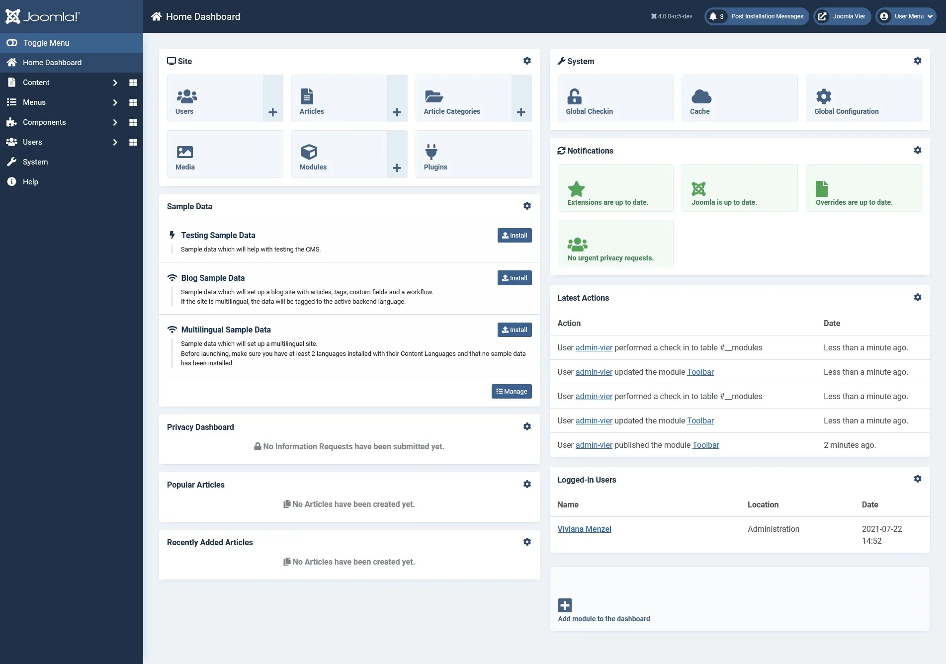 Joomla เป็นเครื่องมือ CMS ที่ยืดหยุ่นซึ่งสมดุลระหว่างการใช้งานที่ง่ายและฟังก์ชันการทำงาน