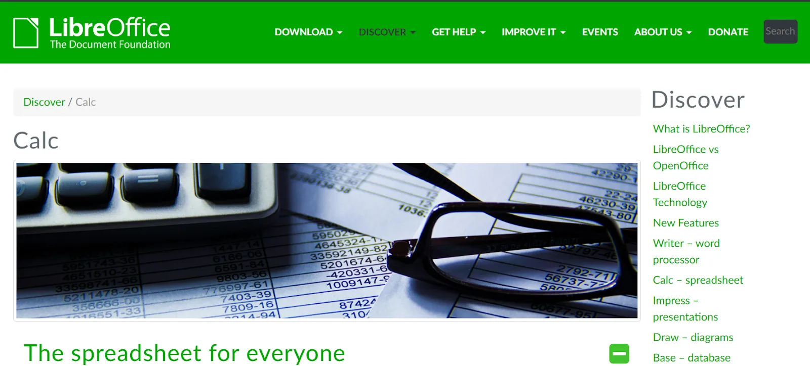 LibreOffice Calc: Thay thế cho Google Trang tính