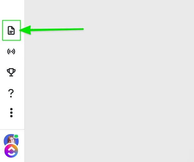 mở tài liệu trong clickup