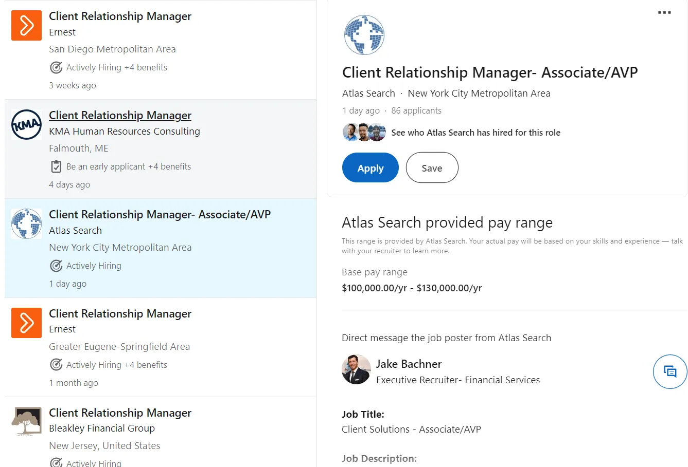 Stellenangebote für CRM-Manager auf LinkedIn