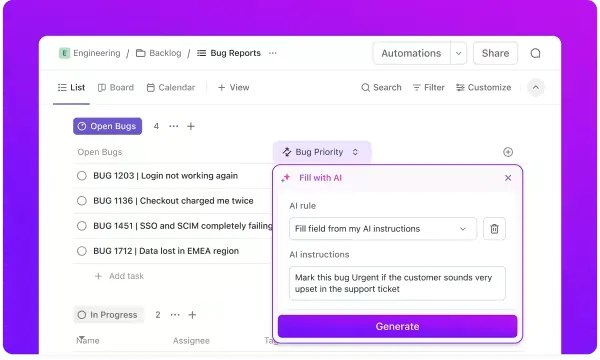 ClickUp Automation: การจัดการโครงการบันทึกการตัดสินใจ