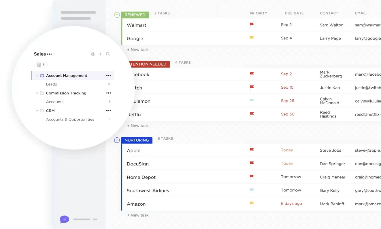 ClickUp CRM