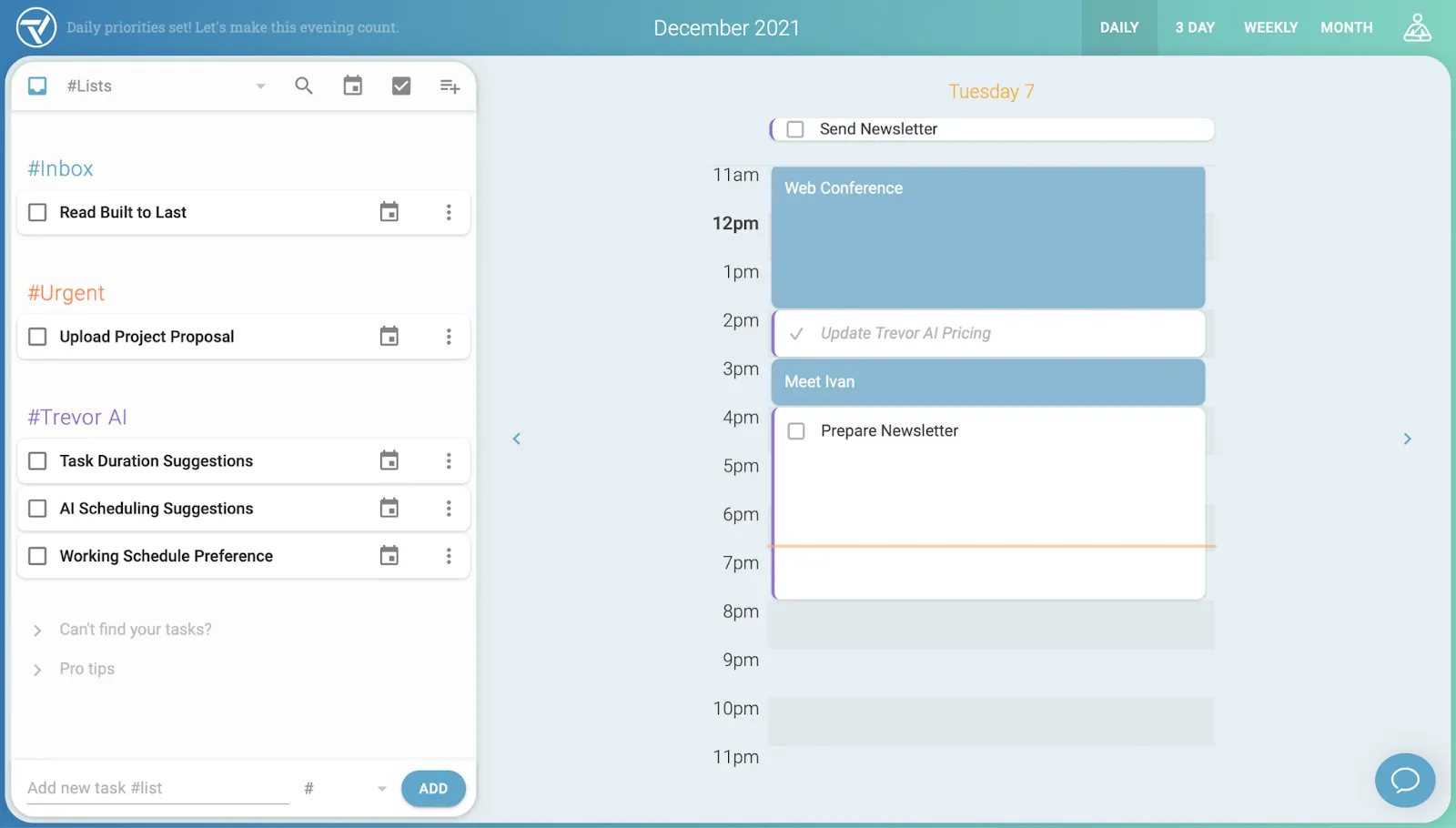 Trevor: KI-Tools für Google Kalender