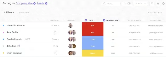 Campi personalizzati di ClickUp: come raccogliere il feedback dei clienti