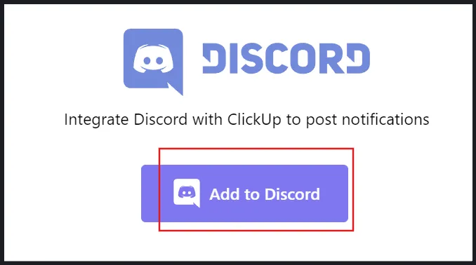 Cách thêm lịch vào Discord: Chọn Thêm vào Discord