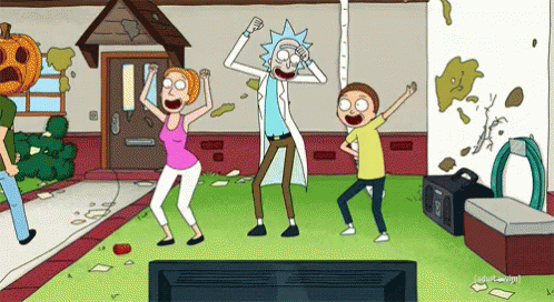 cùng ăn mừng như Rick