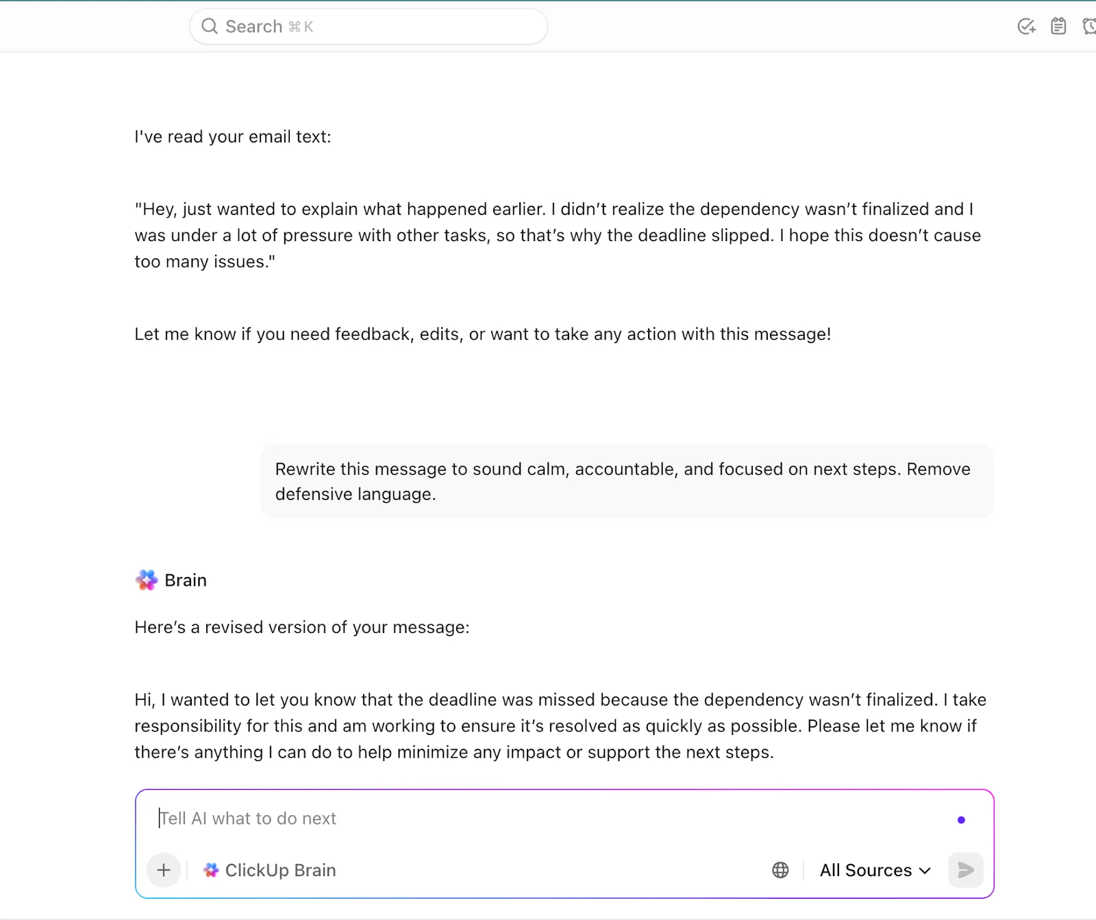 BrainGPT를 활용해 소통의 분위기를 전환하세요: 일 중 실수 처리 방법
