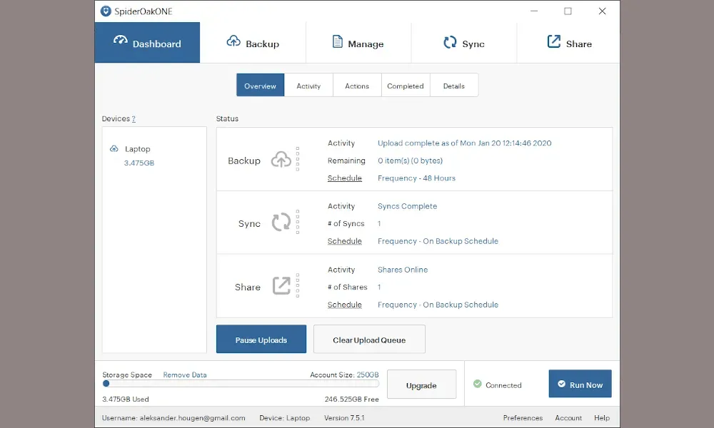 SpiderOak: uma alternativa ao Google Drive
