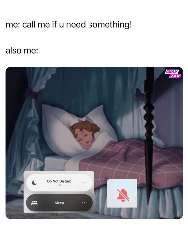 Meme «No molestar después del horario de trabajo».
