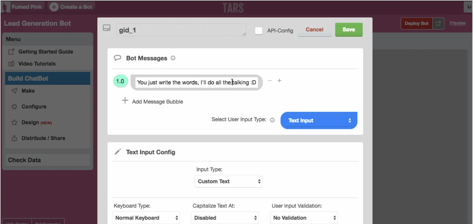 Chatbase の代替サービス:Tars:AI によるカスタマーエクスペリエンスの自動化に最適