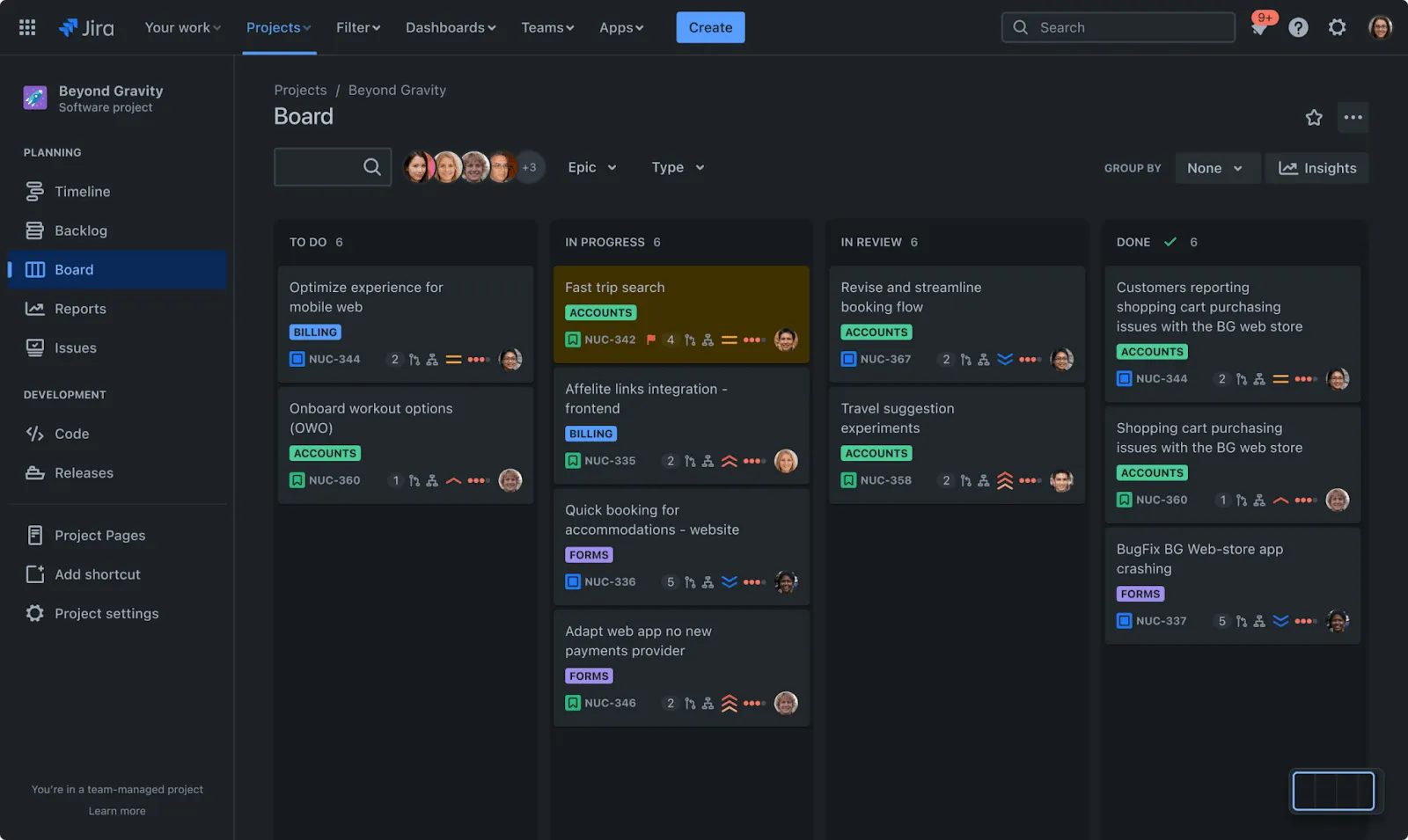 Jira：ソフトウェア開発やプロダクトスプリントに最適