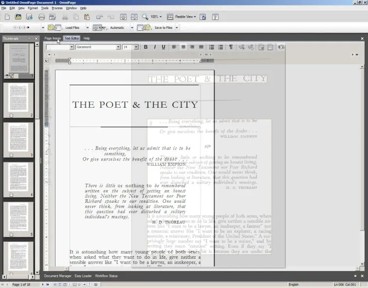 OmniPage Ultimate (เหมาะสำหรับธุรกิจที่ต้องการระบบ OCR อัตโนมัติปริมาณสูง)