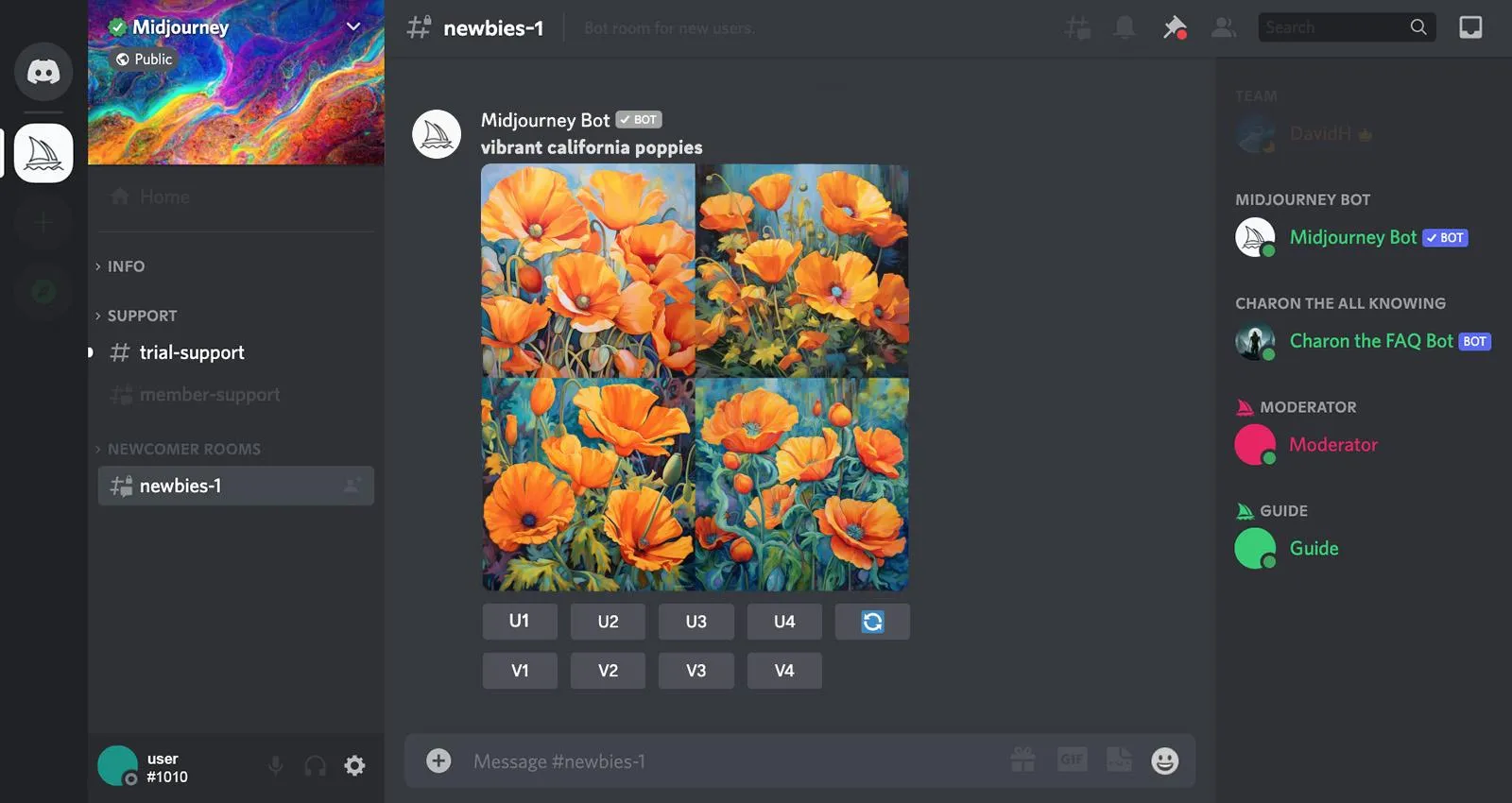Generowanie tekstu na obraz za pomocą interfejsu internetowego