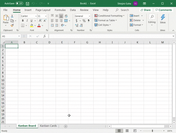 denominazione dei fogli in Excel