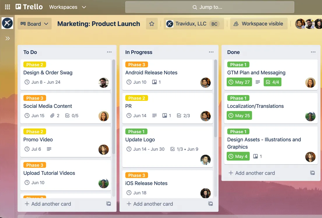Organizza i flussi di lavoro Kanban con le schede Trello, i Power-Up e i campi personalizzati