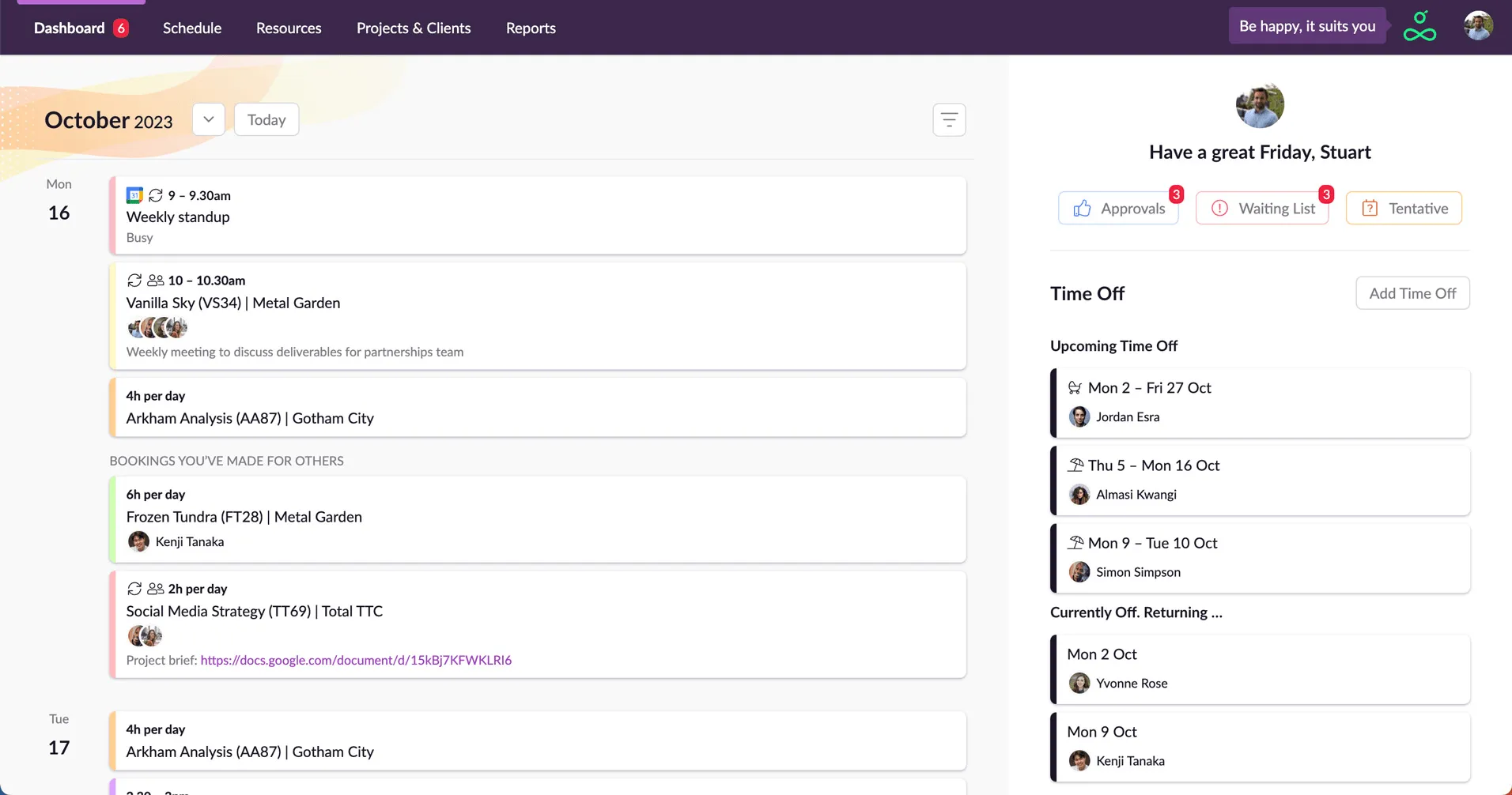 Resource-Guru se encuentra entre las alternativas a Hive.