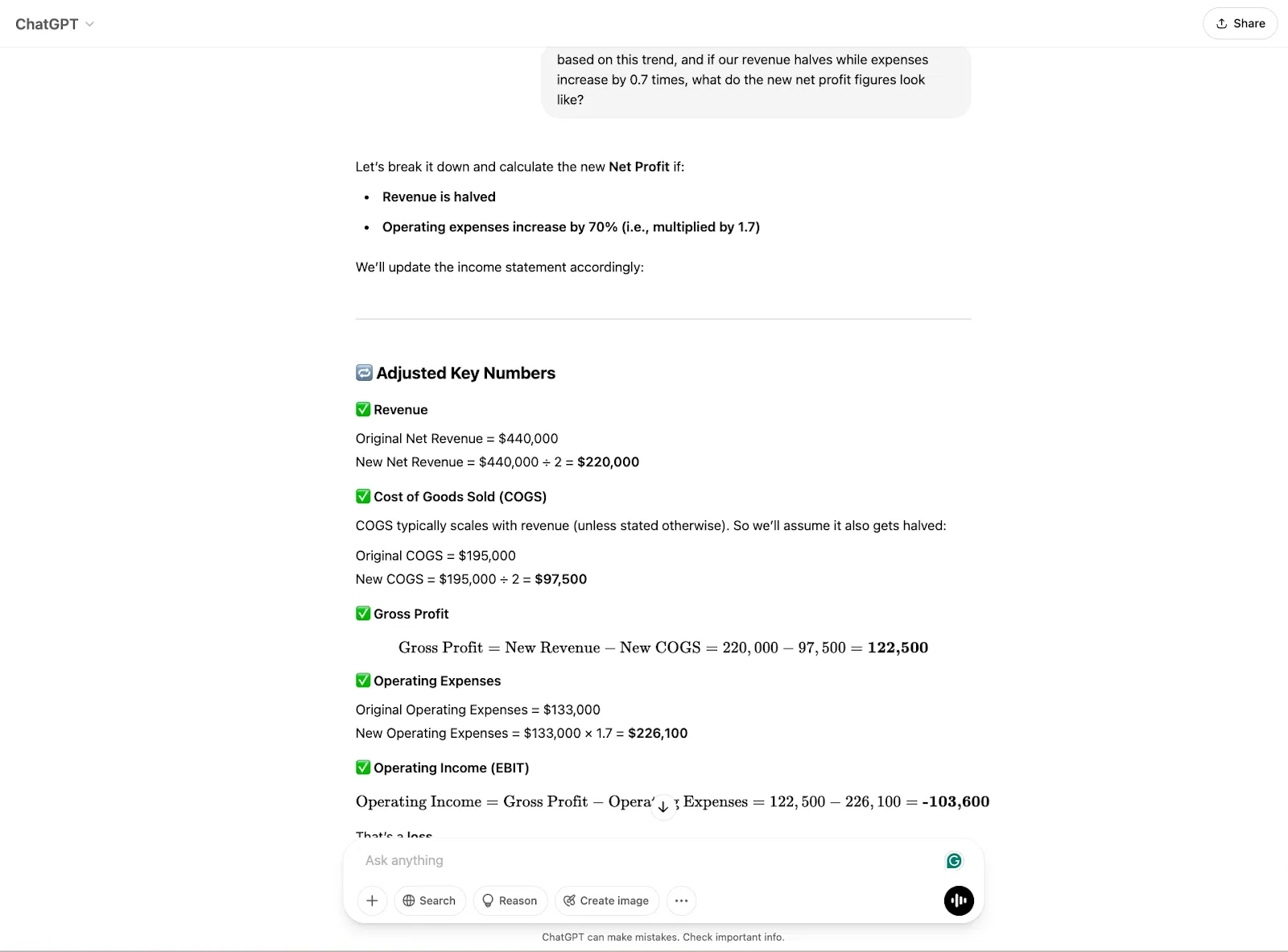 Finanzprognosen