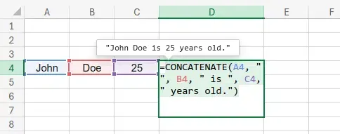 Exemplo de fórmulas do Excel: Great Learning