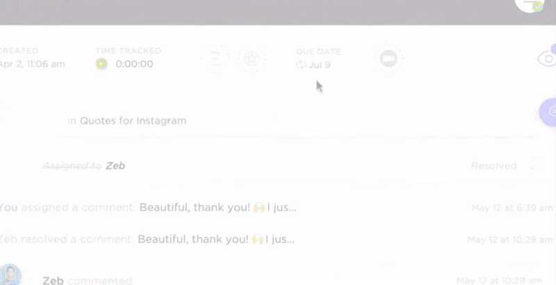 ClickUp-スプリント GIF