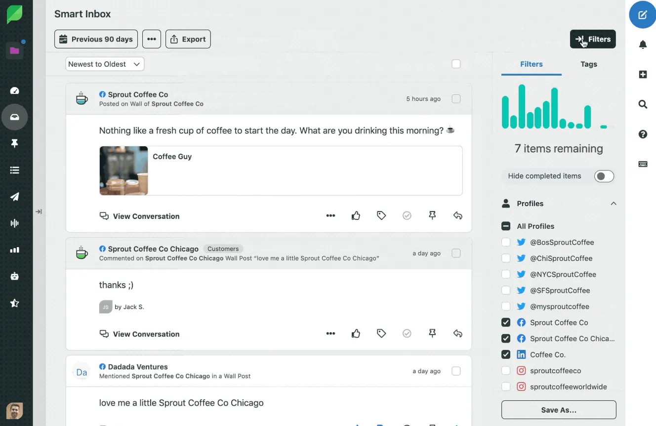 Sprout Social là lựa chọn tốt nhất cho quản lý mạng xã hội toàn diện