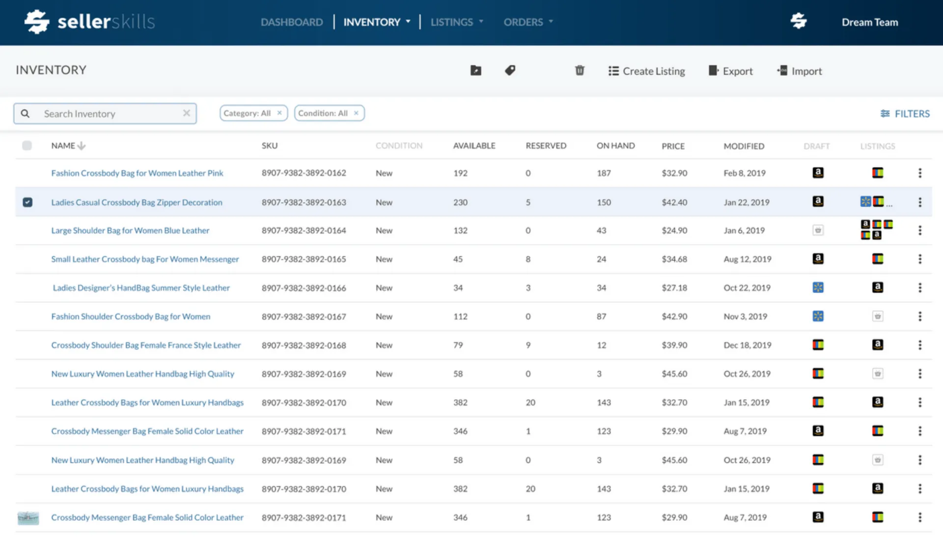 Spocket-Dashboard