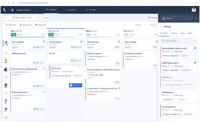 Software di monitoraggio del tempo HourStack