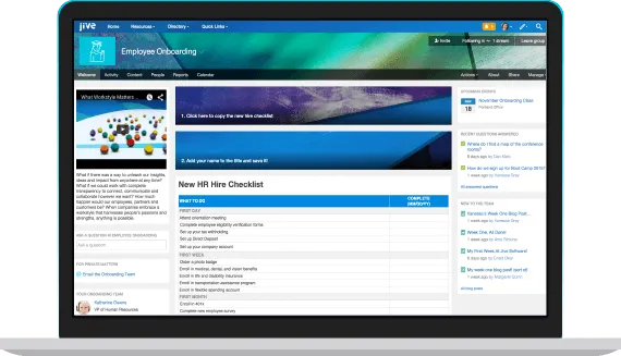Jive Dashboard