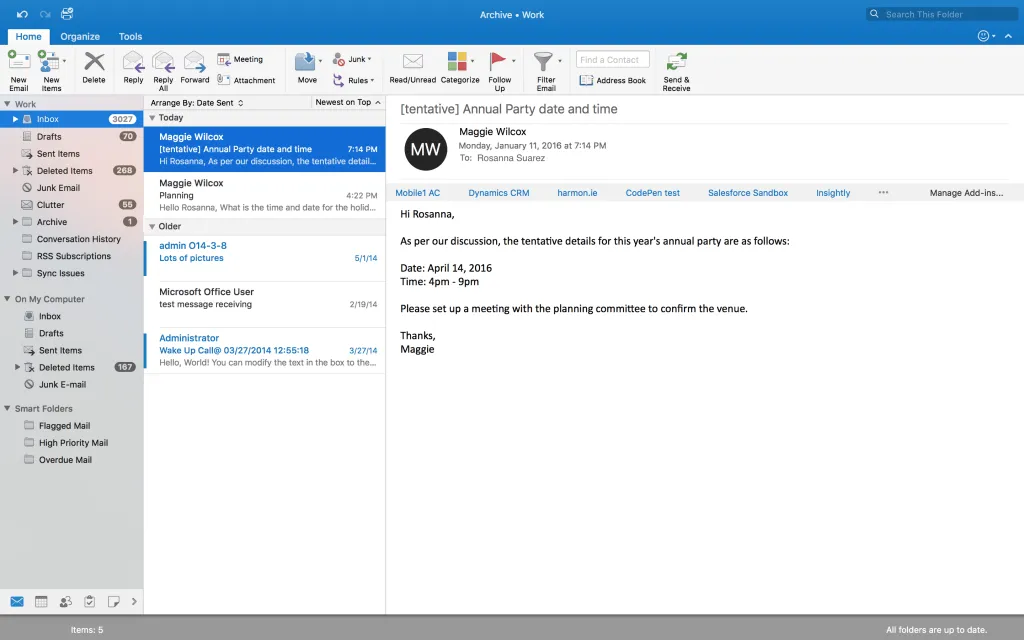 Microsoft Office 365 so với Google Workspace: Outlook