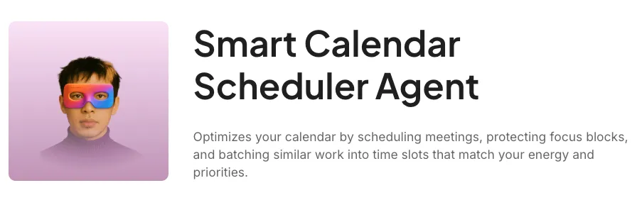 Smart Calendar Scheduler Agent: assistenti virtuali basati sull'IA