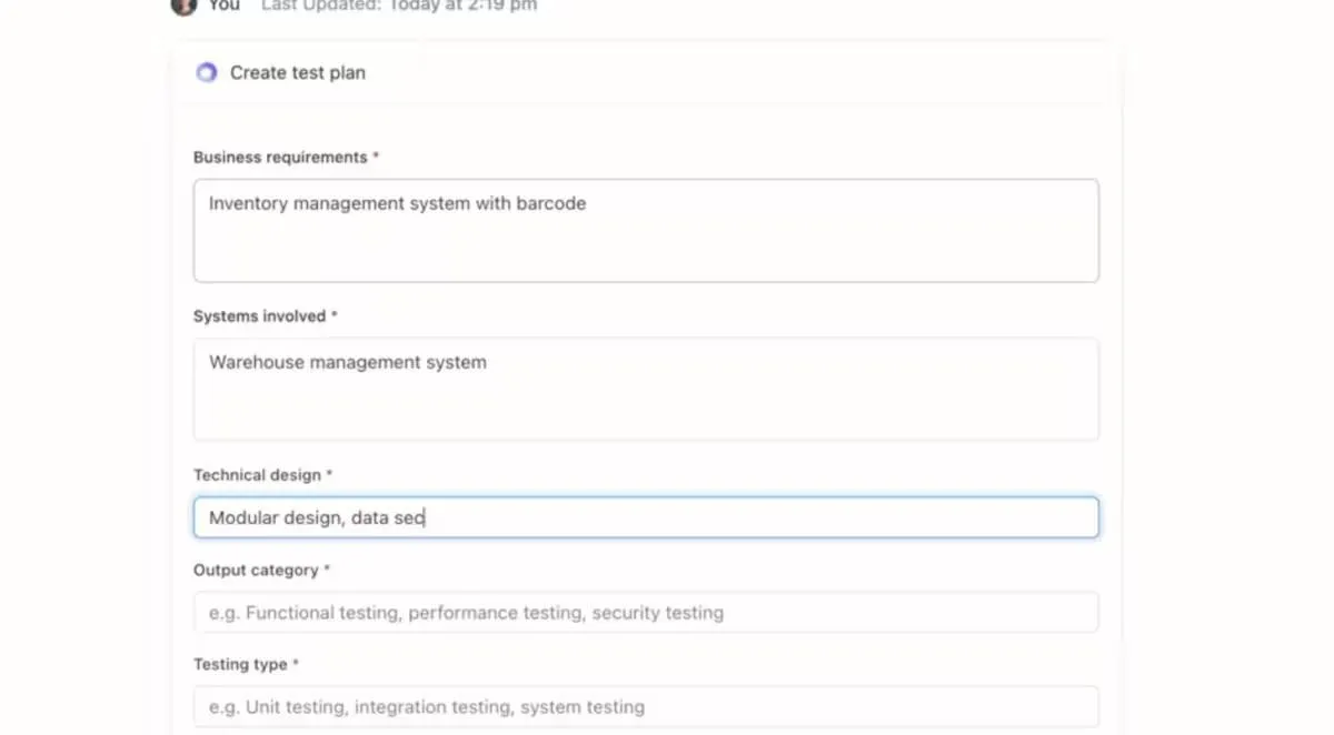 ClickUp Brain’s AI Writer for WorkTM