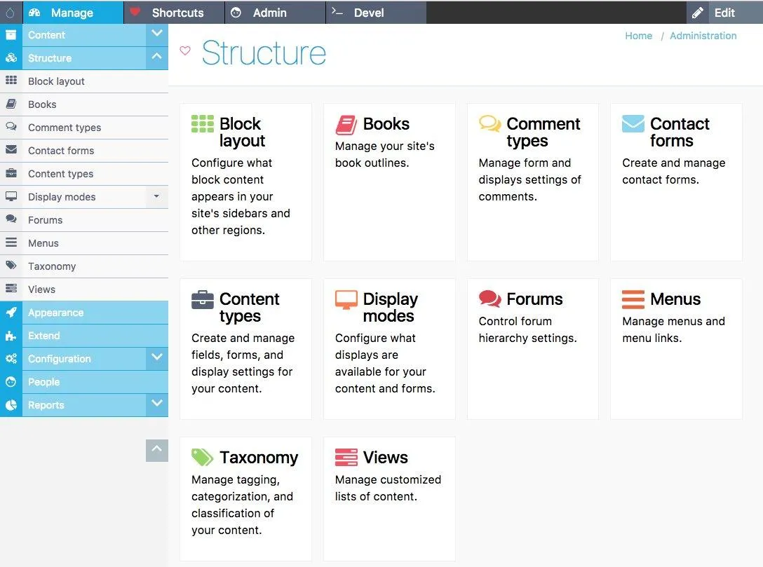 ซอฟต์แวร์จัดการเนื้อหา Drupal
