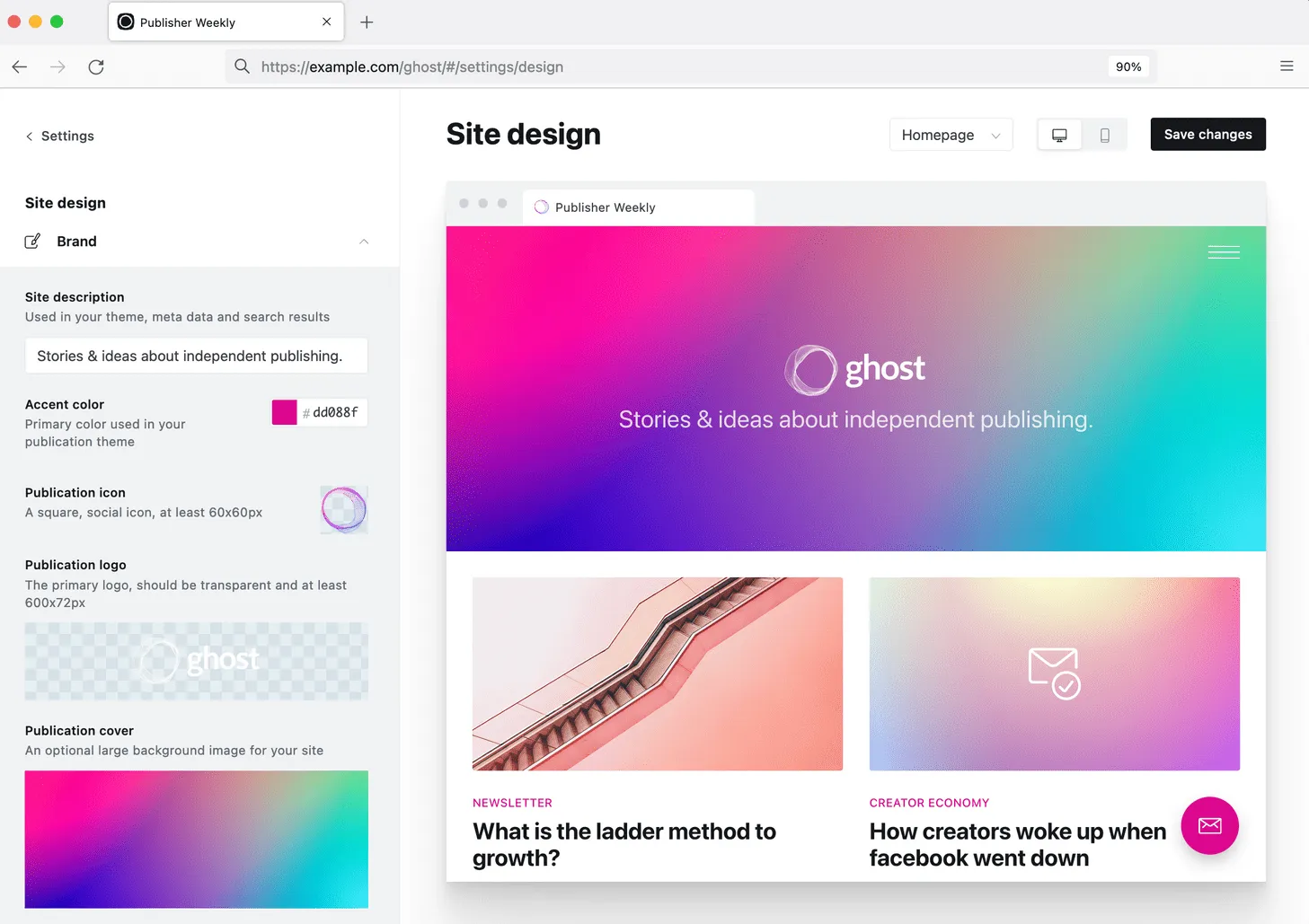 แพลตฟอร์ม Ghost เป็นทางเลือกที่ทรงพลังสำหรับ Substack