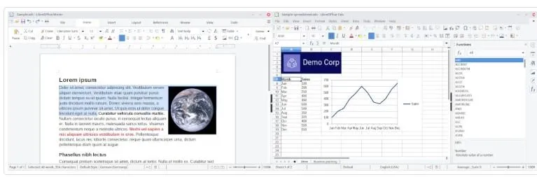 Logiciel de productivité LibreOffice