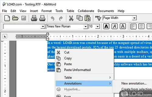 Abiword: các lựa chọn thay thế cho WordPad