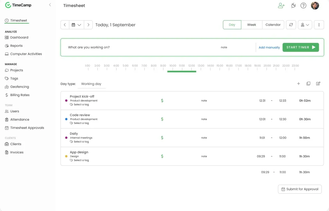 TimeCamp: o melhor software de controle de tempo para consultores