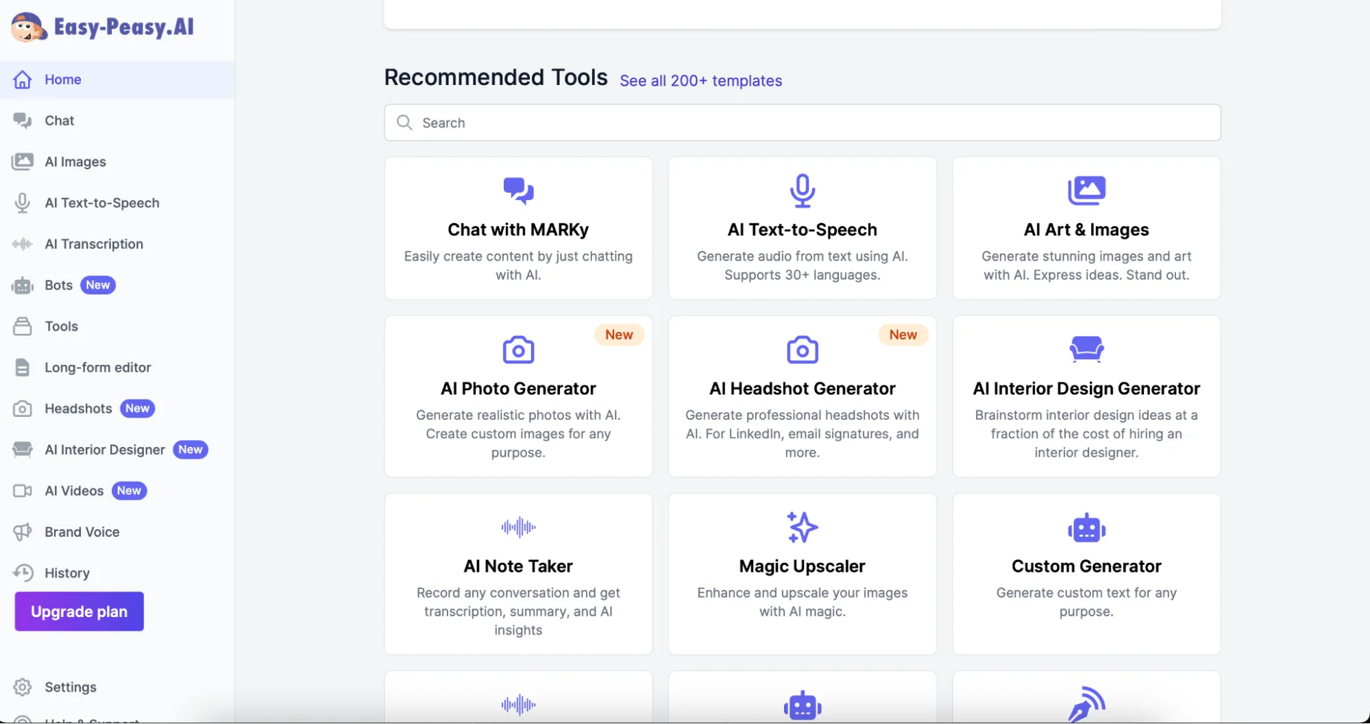 Easy-Peasy.AI Gerador de estudos de caso de IA